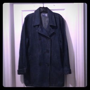 Denim Peacoat